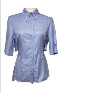 Stella McCartney Open Back Button Down Top